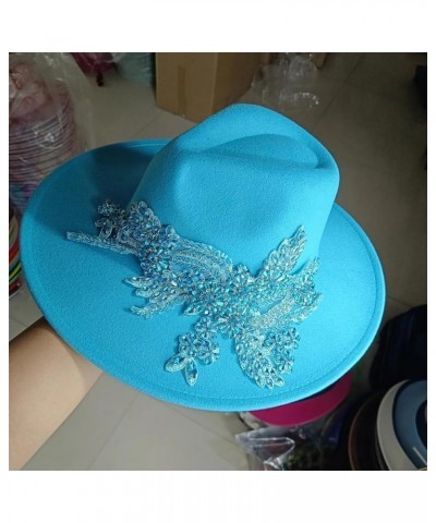 Women's Jazz Hat DIY Fedora Hat Rhinestone Hat Fedora Hat Sombrero Hat 14 $25.97 Fedoras