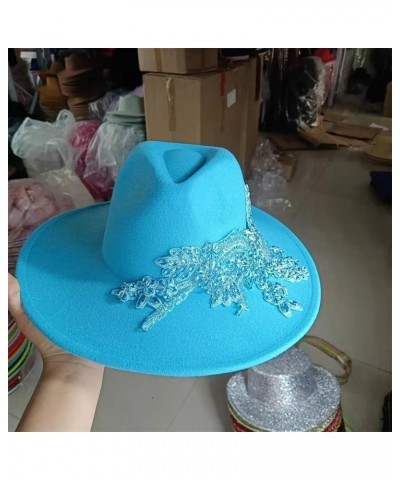 Women's Jazz Hat DIY Fedora Hat Rhinestone Hat Fedora Hat Sombrero Hat 14 $25.97 Fedoras