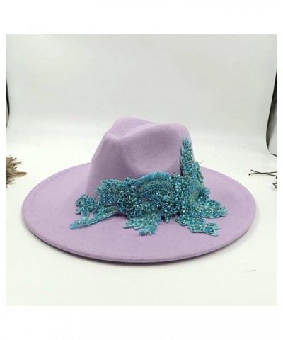 Women's Jazz Hat DIY Fedora Hat Rhinestone Hat Fedora Hat Sombrero Hat 14 $25.97 Fedoras