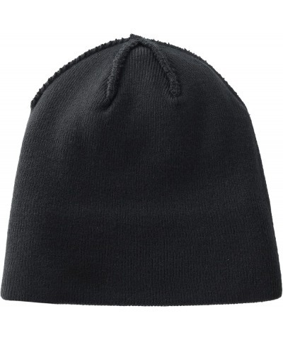 Mens Winter Hats Acrylic Knit Cuff Beanie Cap Warm Womens Beanie Hat Black $9.00 Skullies & Beanies