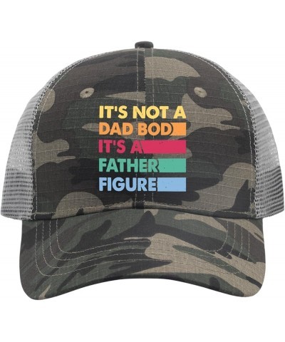 It's Not A Dad BOD It's A Father Figure Trucker hat Running Hats for Women AllBlack dad hat Gifts for Daughter Golf Allblack ...