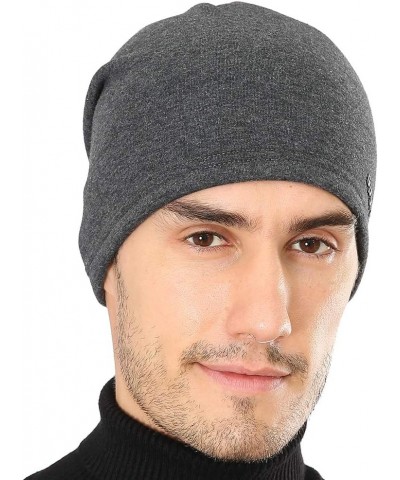 Winter Beanie for Men & Women Skull Cap Warm Hat Lined Toboggan Knit Outdoor Sport 3-dark Grey $9.43 Skullies & Beanies