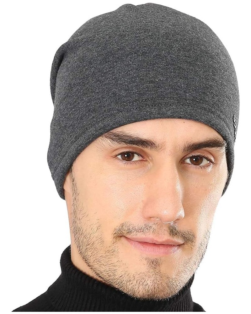 Winter Beanie for Men & Women Skull Cap Warm Hat Lined Toboggan Knit Outdoor Sport 3-dark Grey $9.43 Skullies & Beanies