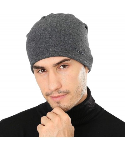 Winter Beanie for Men & Women Skull Cap Warm Hat Lined Toboggan Knit Outdoor Sport 3-dark Grey $9.43 Skullies & Beanies