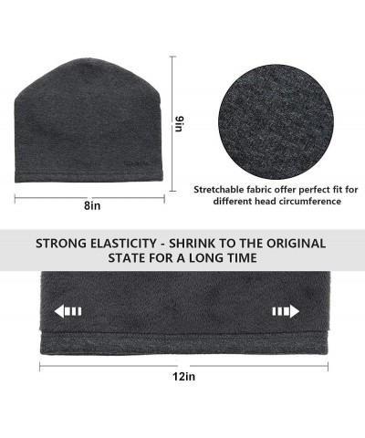 Winter Beanie for Men & Women Skull Cap Warm Hat Lined Toboggan Knit Outdoor Sport 3-dark Grey $9.43 Skullies & Beanies