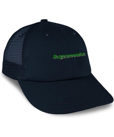 Custom Trucker Hat Baseball Cap Agronomist Production Cotton Soil Dad Hats for Men & Women Navy Design Only $13.16 Baseball Caps