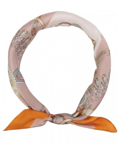 27.5 Inches Silk Head Scarf for Women Scarf Silk Square Scarves 24ss0068 $6.95 Scarves