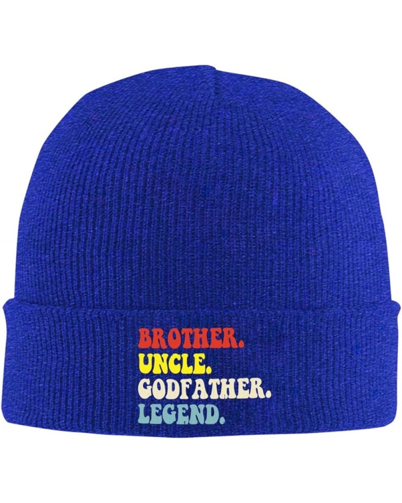 Brother Uncle Godfather Winter Beanie Hat Warm Skull Knit Hat Ski Caps Chemo Caps Blue $12.38 Skullies & Beanies