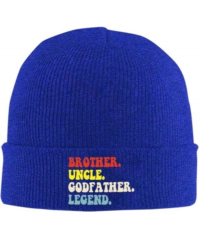 Brother Uncle Godfather Winter Beanie Hat Warm Skull Knit Hat Ski Caps Chemo Caps Blue $12.38 Skullies & Beanies