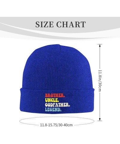 Brother Uncle Godfather Winter Beanie Hat Warm Skull Knit Hat Ski Caps Chemo Caps Blue $12.38 Skullies & Beanies