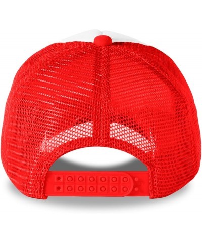 Custom Sun Hat Add Images Text Curved Mesh Hat Valentine's Day Gifts Red 0 $12.41 Visors