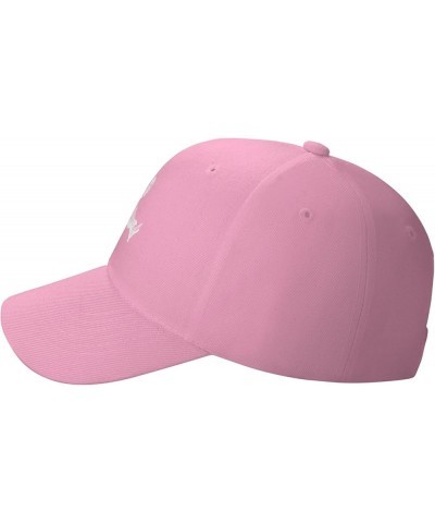 Skeleton Vintage Hat Curved Brim Baseball Cap Adjustable Black Dad Hat for Men Women Pink $8.97 Baseball Caps