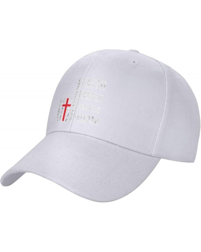 Faith Family Firearms Freedom Hat Patriotic American Flag Hat for Men Women Sports Baseball Cap Dad Trucker Hat White $12.52 ...