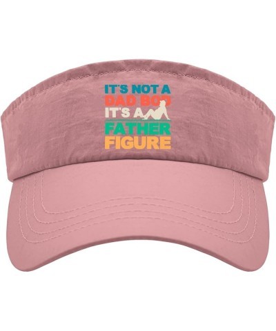 It's Not A Dad BOD Its A Father Figure Caps Visor Hat for Women Baseball Hat Uv Protection Sports Pink $11.96 Visors