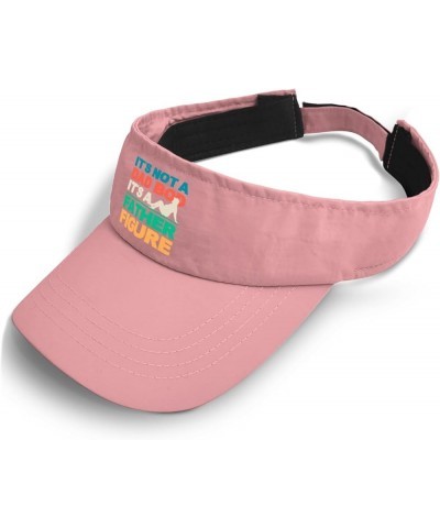 It's Not A Dad BOD Its A Father Figure Caps Visor Hat for Women Baseball Hat Uv Protection Sports Pink $11.96 Visors