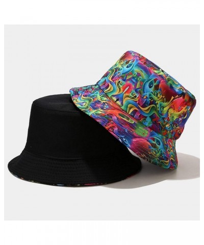 Sun Hat for Women's Basin Sunshade Women's Bucket Hat Fisherman's Hat Hat Outdoor Fashion Printing Baseball Caps Purple $8.14...