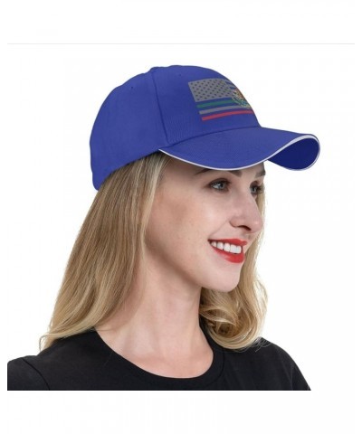 American Mexico Flag Adjustable Sandwich Hat Baseball Hat Dad Hat Casquette Hat Blue $9.35 Baseball Caps