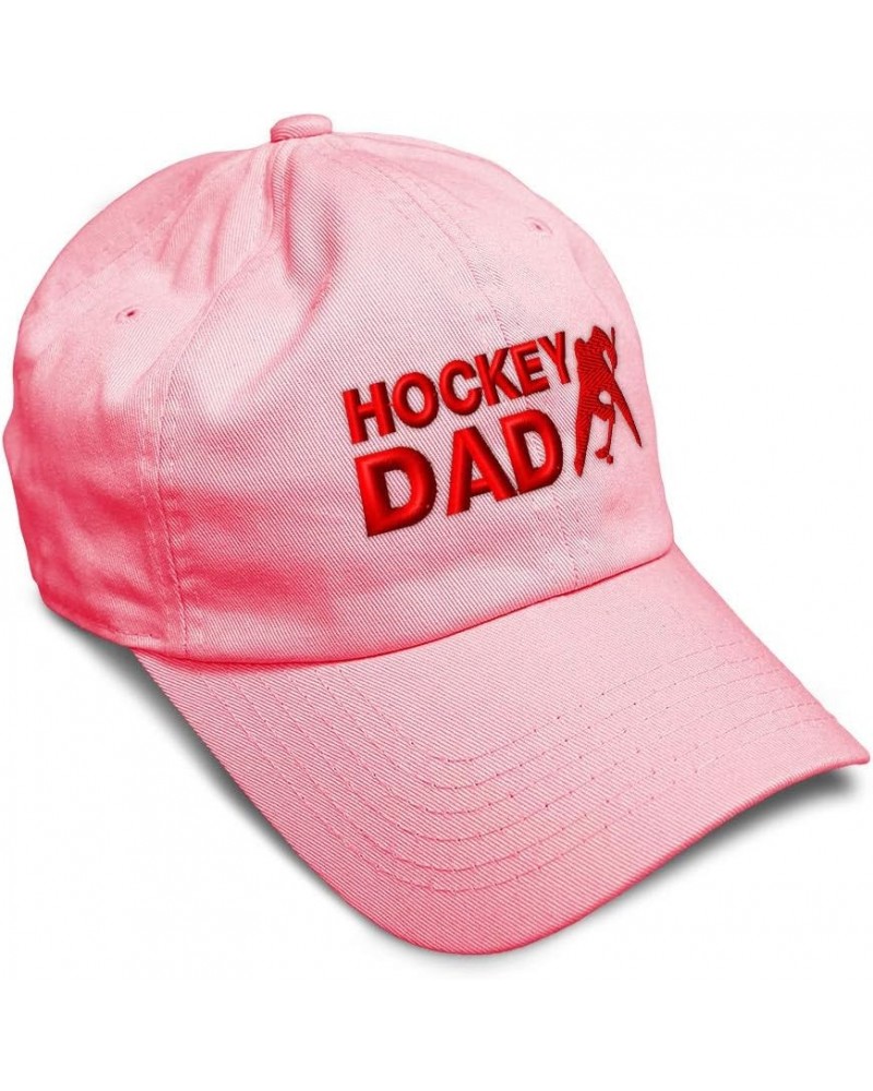 Custom Soft Baseball Cap Hockey Dad Embroidery Sister Sibling Twill Cotton Sis Dad Hats for Men & Women Coral Design Only $12...