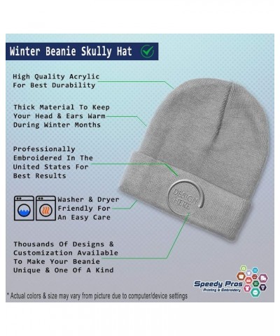 Beanies for Men Number 1 Taxi Driver Embroidery Others Taxi Winter Hats for Women Acrylic Skull Cap 1 Size Light Grey Design ...