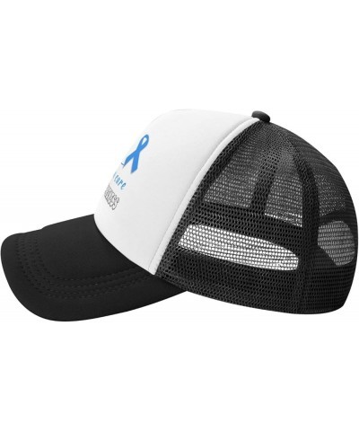 Peace Love Cure Diabetes Awareness Mesh Baseball Cap Black $12.38 Baseball Caps