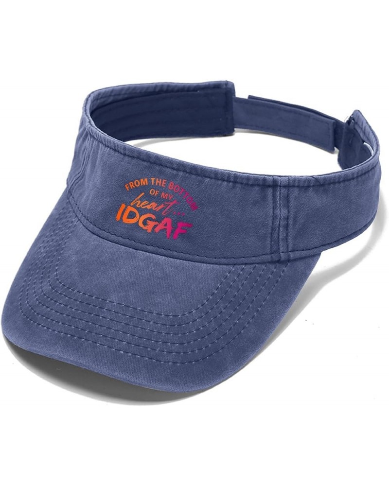 from The Bottom of My Heart... Caps Sun Visor for Adult Golf Cap Trendy Golf Caps Navy $10.58 Visors