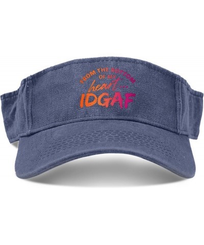 from The Bottom of My Heart... Caps Sun Visor for Adult Golf Cap Trendy Golf Caps Navy $10.58 Visors