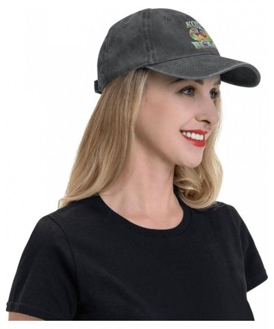 Cowboy Hat Baseball Cap Vintage Washed Unisex Adjustable Hat Black Black $11.96 Cowboy Hats