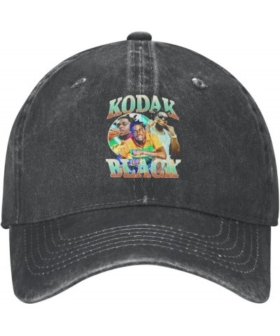 Cowboy Hat Baseball Cap Vintage Washed Unisex Adjustable Hat Black Black $11.96 Cowboy Hats