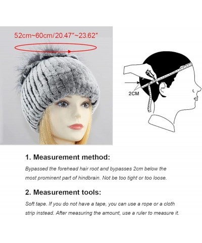 Faux Fur Hat for Women, Fluffy Winter Warm Beanie Hat Furry Elegant Russian Cossack Hat for Winter Ski Snowboard Blue+pink $1...