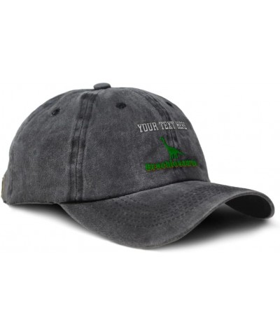 Soft Washed Baseball Cap Brachlosaurus Dinosaurs Cotton Dad Hats for Men & Women Black Personalized Text Here $14.30 Baseball...