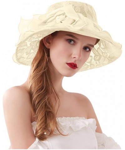 Solid Color Sunhat Shopping Travel Lady BLVD Hat 2-beige $12.07 Sun Hats