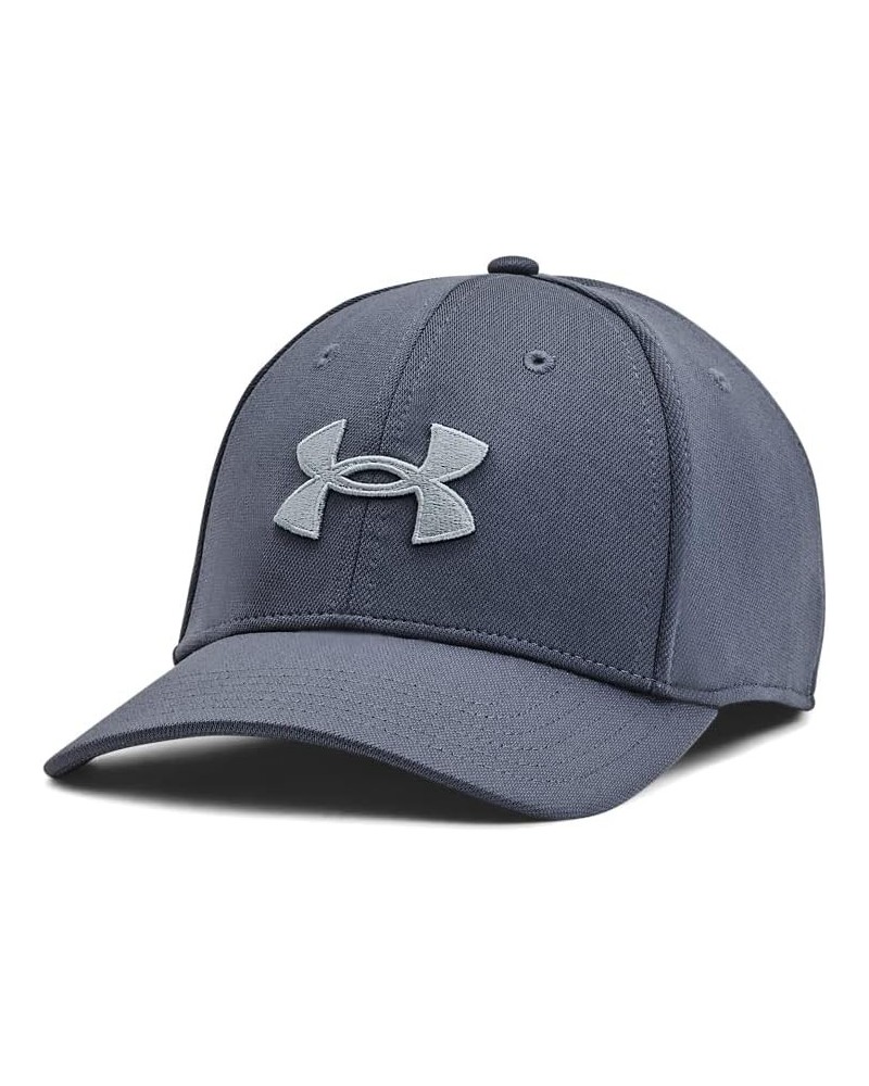 Men's Blitzing Cap Stretch Fit (044) Downpour Gray / / Harbor Blue $13.63 Baseball Caps