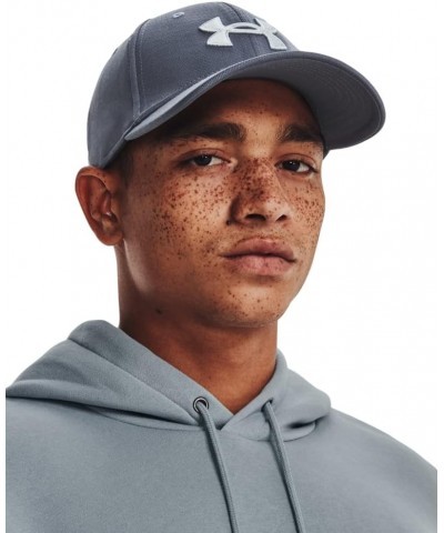 Men's Blitzing Cap Stretch Fit (044) Downpour Gray / / Harbor Blue $13.63 Baseball Caps