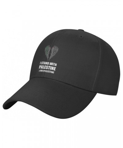 I Stand with Palestine for Their Freedom Free Palestine 1 Classic Duckbill Caps for Stylish Sun Protection Black $10.88 Baseb...