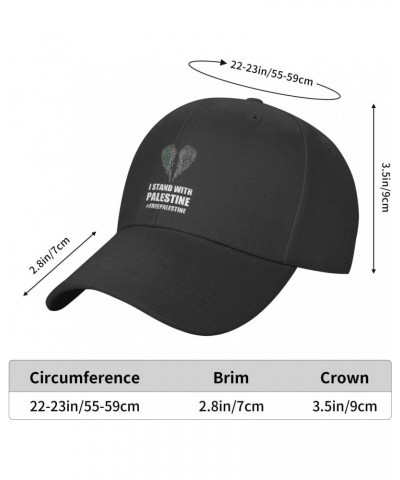 I Stand with Palestine for Their Freedom Free Palestine 1 Classic Duckbill Caps for Stylish Sun Protection Black $10.88 Baseb...