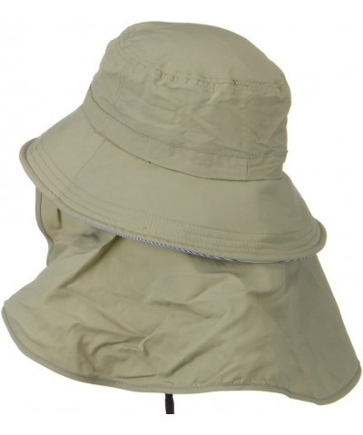 UV 50+ Talson Removable Flap UV Bucket Hat - Khaki $29.12 Sun Hats