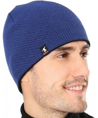 Winter Beanie for Men & Women Skull Cap Warm Hat Lined Toboggan Knit Outdoor Sport 7-blue $9.43 Skullies & Beanies