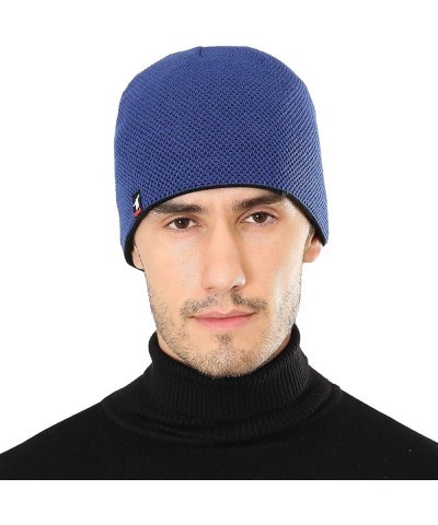 Winter Beanie for Men & Women Skull Cap Warm Hat Lined Toboggan Knit Outdoor Sport 7-blue $9.43 Skullies & Beanies