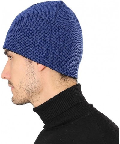 Winter Beanie for Men & Women Skull Cap Warm Hat Lined Toboggan Knit Outdoor Sport 7-blue $9.43 Skullies & Beanies