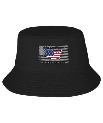 Pro America Anti Biden Stay Cool and Stylish with Our Trendy Bucket Hats - Perfect for Summer Fun and Outdoor Adventures Blac...