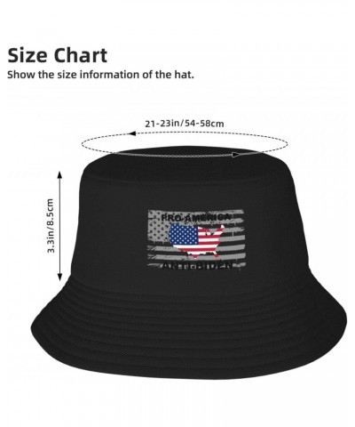 Pro America Anti Biden Stay Cool and Stylish with Our Trendy Bucket Hats - Perfect for Summer Fun and Outdoor Adventures Blac...