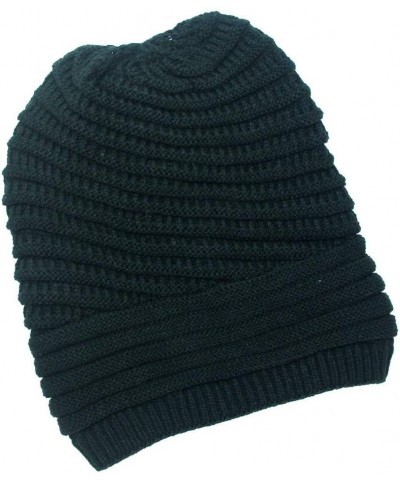 Daily Cap Knit Hat Classic Men Warm Winter Hats Trawler Toboggan Cap Roll-up Edge Fisherman Ski Cap Gifts Black $7.14 Skullie...