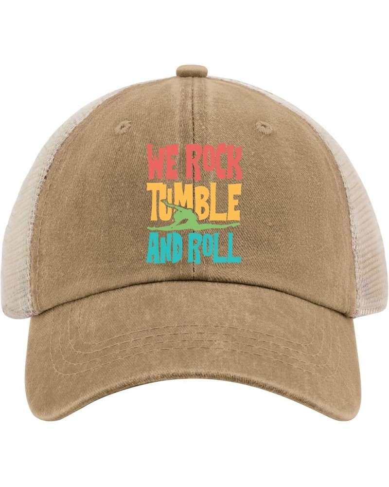 WE Rock Tumble and Rolls Hats Baseball Hats AllBlack Trucker Hats Gifts for Him Workout Caps Pigment Khaki02 $10.24 Baseball ...