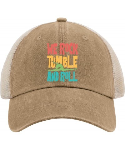 WE Rock Tumble and Rolls Hats Baseball Hats AllBlack Trucker Hats Gifts for Him Workout Caps Pigment Khaki02 $10.24 Baseball ...