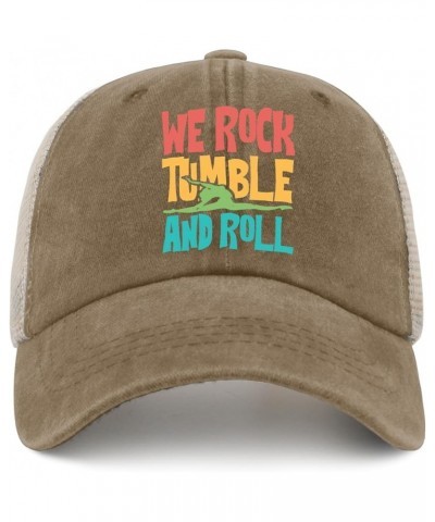 WE Rock Tumble and Rolls Hats Baseball Hats AllBlack Trucker Hats Gifts for Him Workout Caps Pigment Khaki02 $10.24 Baseball ...