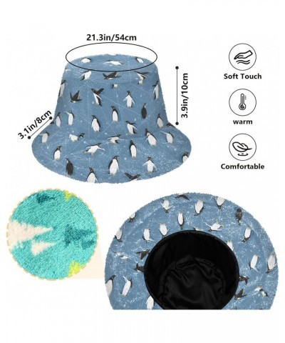 Cute Penguin Skating Bucket Hat for Women Men Packable Bucket Hat Unisex Beach Hat for Fall Winter Travel Camp Multicolor $9....