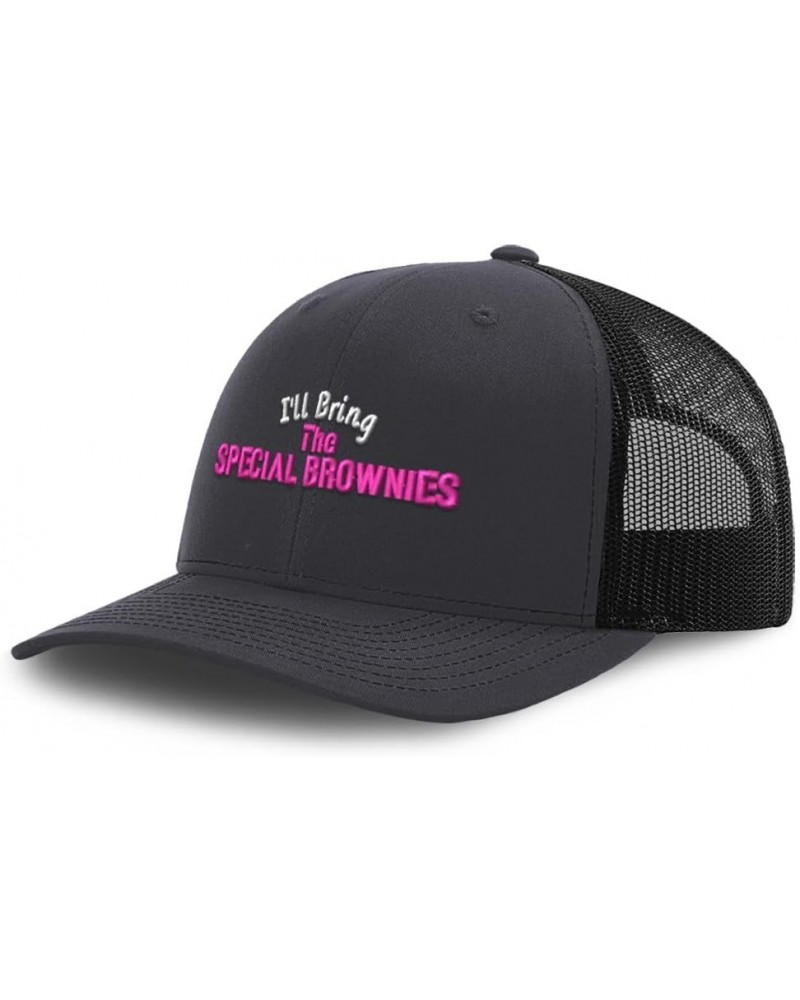 Trucker Baseball Cap I'll Bring The Special Brownies Cotton Dad Hats for Men & Women Dark Grey Black $12.88 Baseball Caps