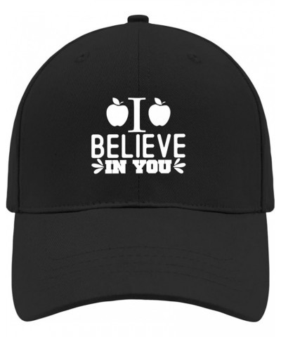 I Believe in You Hats Runners Hat AllBlack Running Hat Men Gifts for Her Cycling Caps Allblack $10.80 Sun Hats