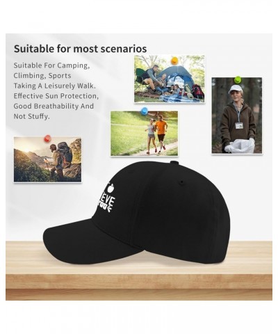 I Believe in You Hats Runners Hat AllBlack Running Hat Men Gifts for Her Cycling Caps Allblack $10.80 Sun Hats