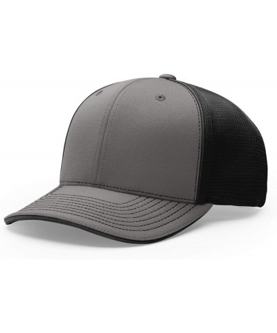 Richardson Unisex 172 Trucker Pulse Sportmesh R-Flex Baseball Cap Charcoal/Black $10.20 Baseball Caps